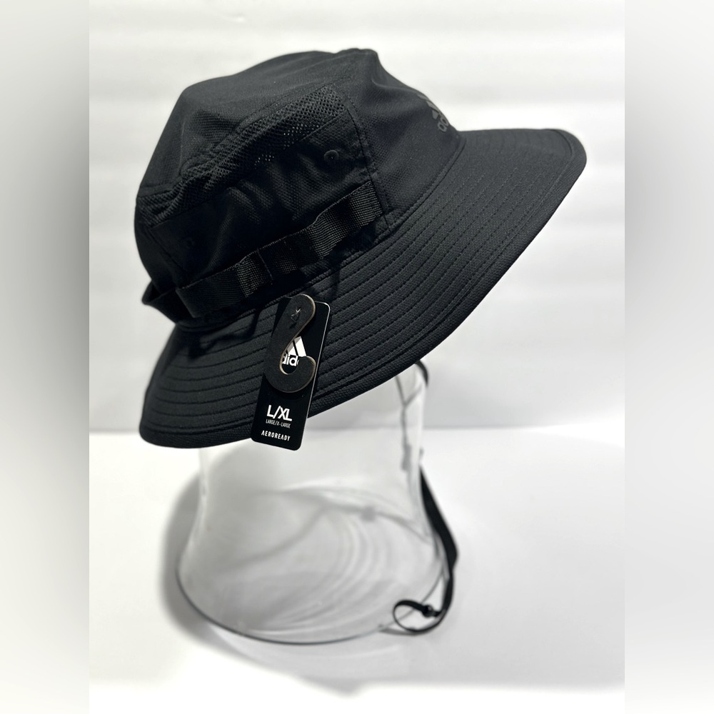 Adidas Classic Black Bucket Hat - Size L/XL